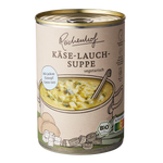 Bio Käse-Lauch-Suppe